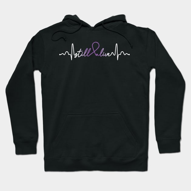 Still Alive- Autoimmune Disease Gifts Autoimmune Disease Awareness Hoodie by AwarenessClub